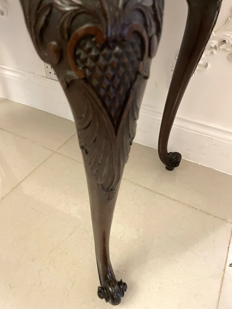 Antique George III Original Hepplewhite Outstanding Quality Carved Mahogany Card Table - Image 11